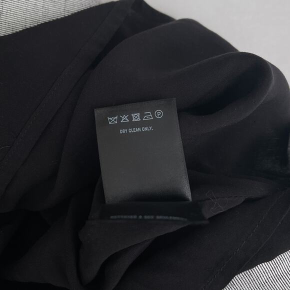 Maeve Anthropologie Skirt Women US 8 Zadie Midi Black Floral Print Lace Up Front - Picture 9 of 11